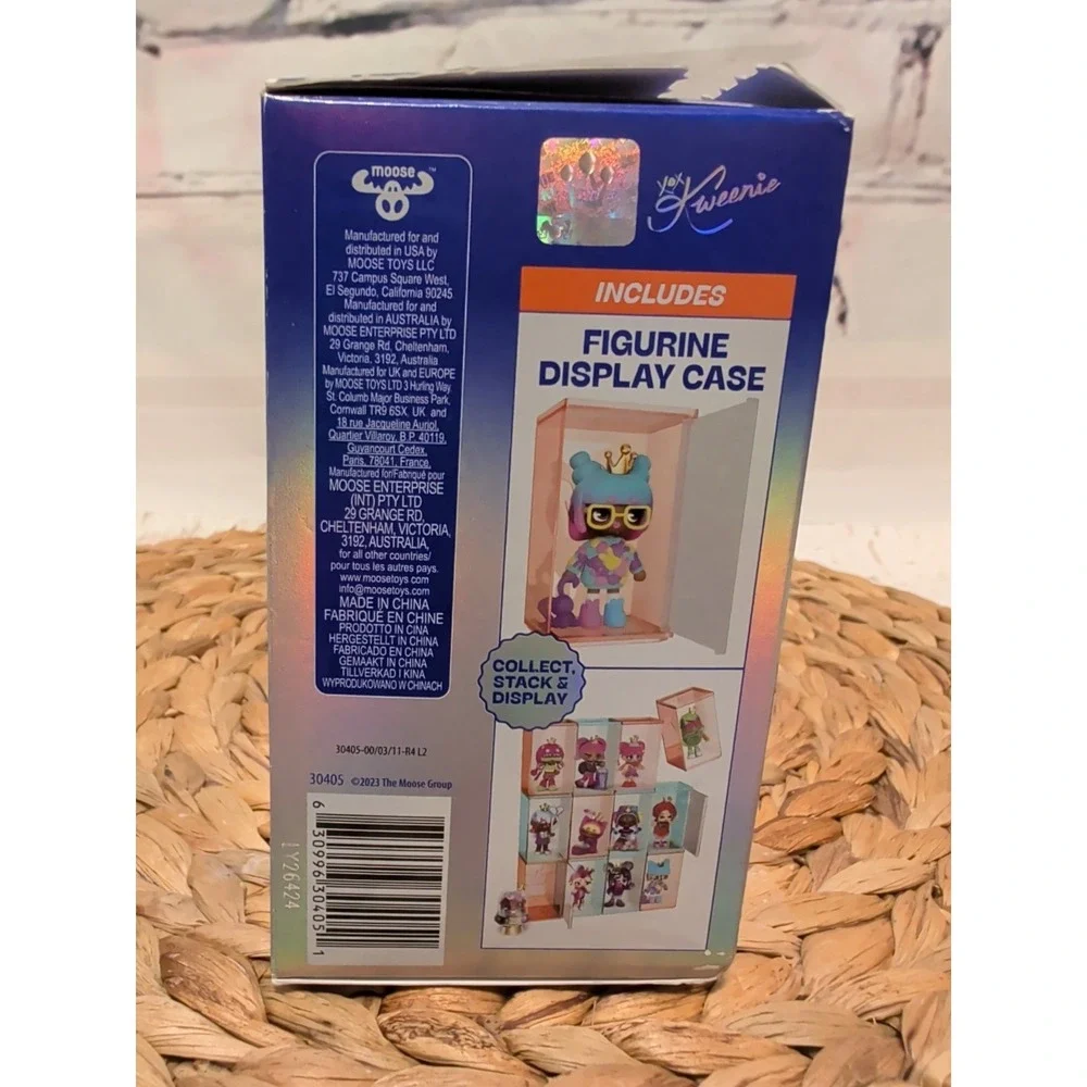 XOX Kweenie Quirky Kweens Mystery Figurine & Display Case NEW With Open Box